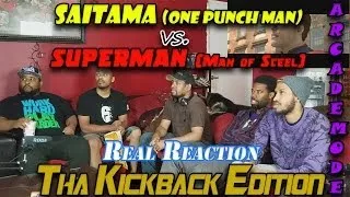 SAITAMA vs. SUPERMAN..ARCADE MODE..Real Reaction (Tha Kickback Edition)
