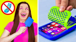 HOW TO SNEAK YOUR PHONE INTO SCHOOL || DIY School Ideas And Funny Situations by 123 GO! Genius