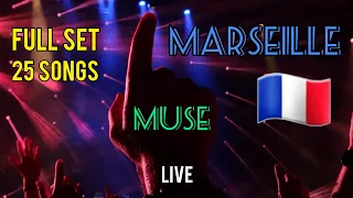 @muse - Marseille 🇫🇷 - Full Set 25 songs - Orange Vélodrome - 7/15/23 #livemusic #fyp #martintc