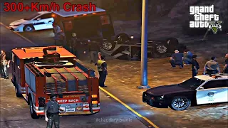 Kerosene Car Crash Chaos in GTA V - Epic Stunts & Explosions!