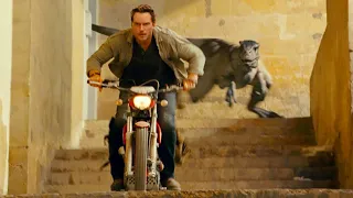 Jurassic World Dominion - Atrociraptors Chase Owen & Claire Through the Streets of Malta