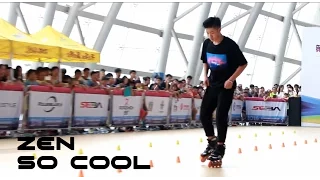 Zhang Hao 1st (Junior Men) - National Freestyle Skating Championships 2016