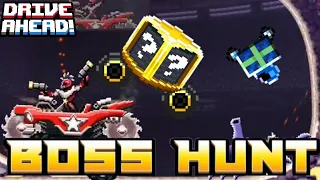Drive Ahead! Using Gift Box (Secret Cars) in Boss Hunt!