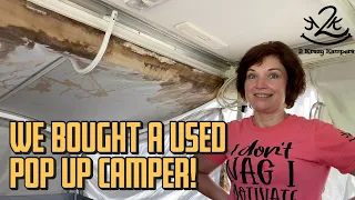 We bought an RV | Renovating a 2005 Fleetwood Utah pop up camper | How to repair a popup camper