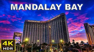 [4K HDR] Mandalay Bay Las Vegas Walking Tour | Feb 2024