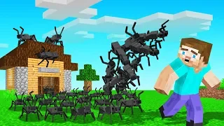 TROLLED My Friend's House With KILLER ANTS! (Minecraft)