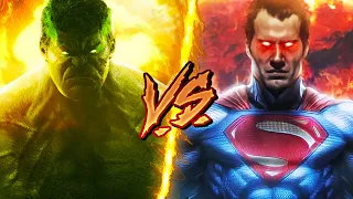 World Breaker Hulk vs Sun-Dipped Superman - Who Would Win? | BATTLE ARENA | DanCo VS