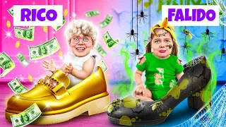 FILHO RICO VS FILHO POBRE | Dicas de Criação de Filhos e Desafios Familiares por La La Life GOLD