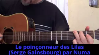 Le poinçonneur des Lilas (Serge Gainsbourg) guitar acoustic cover 1958