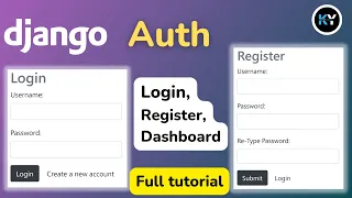 Django Authentication Explained: Creating a Login, Register, and Dashboard System | HINDI