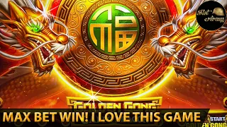 ⭐️NEW SLOT GOLDEN GONG⭐️SAME MAX BET BUT MY NEIGHBOR GOT A JACKPOT NOT ME 😢 BONUS SLOT MACHINE