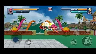 Goku vs vejita and goku dad