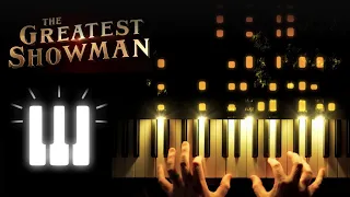 From Now On from The Greatest Showman – Piano Cover and Tutorial with Lights
