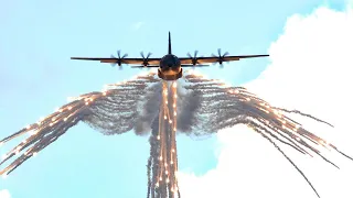 The Angel of Death: AC-130 Gunship in Action #shorts
