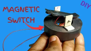 Making a Magnetic Dc Switch // At Home// Diy a Dc switch.