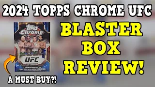 A MUST BUY?! 2024 Topps Chrome UFC Retail Blaster Box Review!