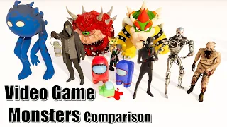 Video Game Monsters 😈 Comparison 😈