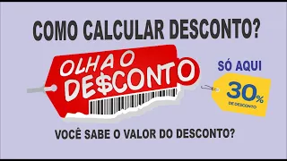 COMO SABER O DESCONTO DO PRODUTO #desconto #porcentagem