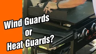 Blackstone Griddle Wind Guard / Heat Guard Test - JD3