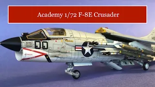 Building the Academy 1/72 F-8E Crusader