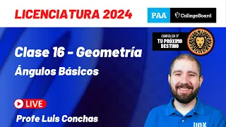 Clase 16 - Ángulos básicos- Curso Gratis PAA 2024