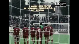 Auslauf nach einem torreichen Spiel: FC Vorwärts Frankfurt/O.-BFC Dynamo, 5. Spieltag, Saison 83/84