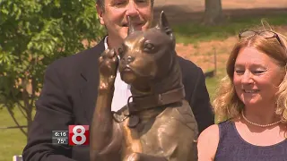 Monument honors famous WWI war dog Stubby