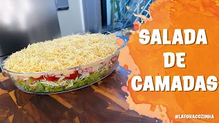 SALADA DE CAMADAS - Receita simples para seu almoço de domingo