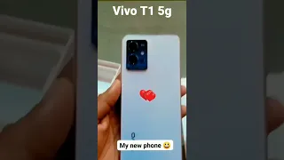 Vivo T1 5g 🔥 New Phone unboxing! Vivo t1 5g 6gb 128gb first look #shorts