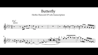 Butterfly - Herbie Hancock Electric Piano Solo Transcription (Learn Jazz PIano)