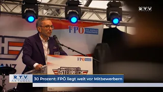 FPÖ bei 30 Prozent, Kickl hängt Konkurrenz klar ab!