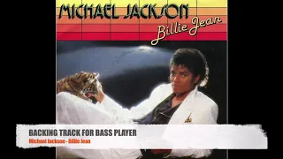 Billie Jean - Michael Jackson - Bass Backing Track (NO BASS)