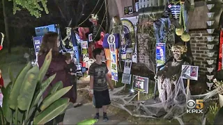 Alameda Homeowner Says No More Political Halloween Decorations Next Year