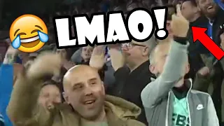 Why I Love English Football Fans... (Leicester, Norwich, Highlights, Football Fan Flips Off Camera)