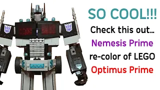 Episode 082: LEGO Nemesis Prime (re-color of LEGO 10302)