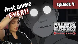 FIRST ANIME EVER!! Fullmetal Alchemist Brotherhood Reaction - Episode 4 "An Alchemist's Anguish"