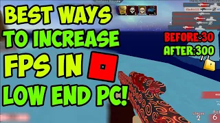 3 Ways To Increase FPS on ROBLOX!✔️ (Low End PC) - WORKS 2023