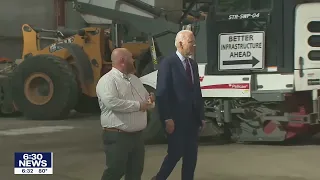 President Biden visits Wisconsin touting infrastructure plan | FOX 9 KMSP