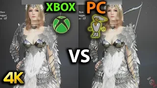 Black Desert Online XBOX ONE X VS PC Compared [4K]