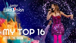 My Top 16 (After the Show) - Junior Eurovision 2023