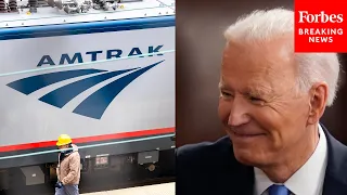 Biden Rattles Off Amtrak Stats - One Day Of Train Service Worth $100 Million In Economic Activity