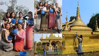 Sangken water festival 2024//Arunachal Pradesh Namsai Tai festival #namsai #waterfestival #water