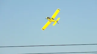 El  XB-OQG Fumigando Al Mismo Tiempo Que El XB-AAN