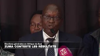 Jacob Zuma conteste les résultats des élections générales en Afrique du Sud • FRANCE 24