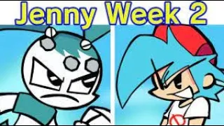 Friday Night Funkin VS Jenny [FULL WEEK] 1 2 (Cutscenes)