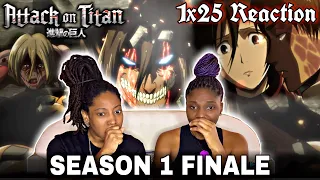 We Can’t Believe This! Attack on Titan 1x25 Season Finale REACTION