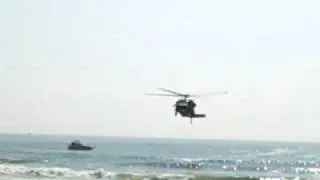 Black Hawk Landing on Avon Beach, NJ