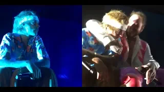 Justin Bieber & Post Malone performing Deja Vu at Hollywood Bowl Los Angeles California June 28 2018