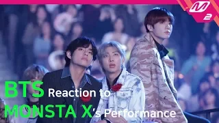 [Reaction Cam] BTS(방탄소년단) Reaction to MONSTA X(몬스타엑스) l 2019MAMA x M2