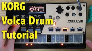 KORG Volca Drum Full Tutorial